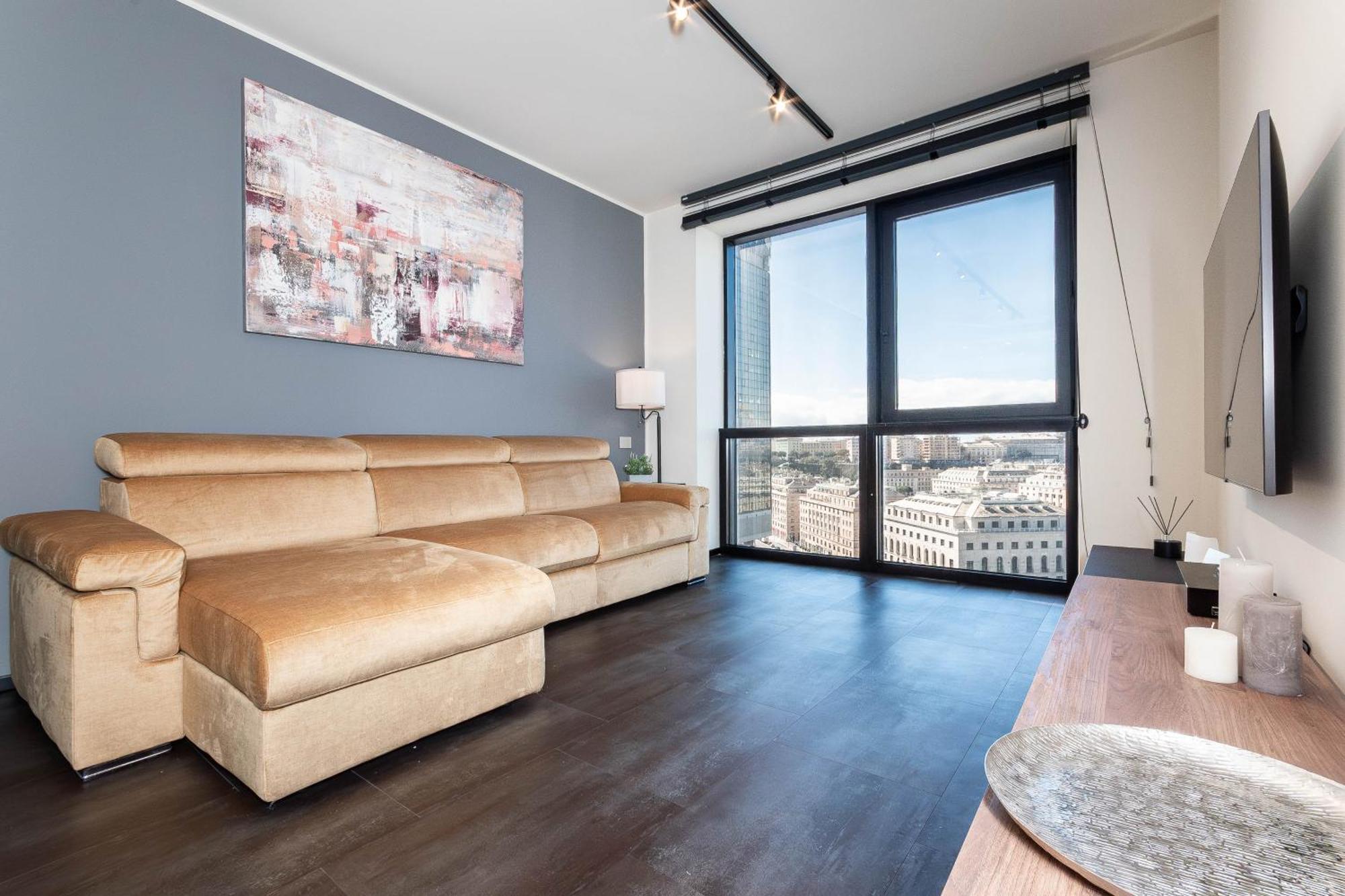 Free Parking In Luxury Suite With City View - Steps To Brignole Train Station Γένοβα Εξωτερικό φωτογραφία